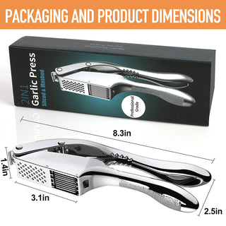 Saker 2-in-1 Garlic Press