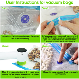 SAKER Handheld Food Vacuum Sealing Machine