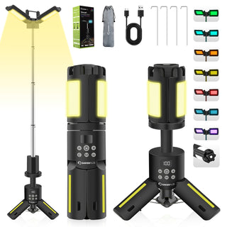 SakerPlus Telescopic Camping Lights with Stand