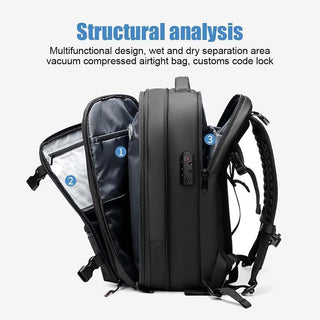 Saker Air Vacuum Backpack with pump