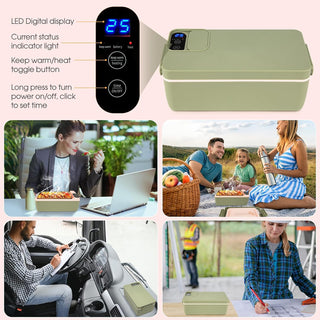 Sakerplus Cordless Temp-controlled heating lunch box