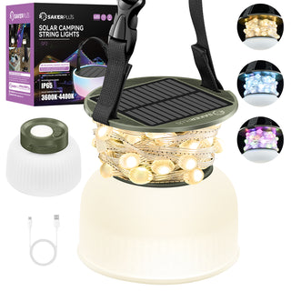 Outdoor Waterproof LED Light String - SAKER® Multicolored Camping Light String