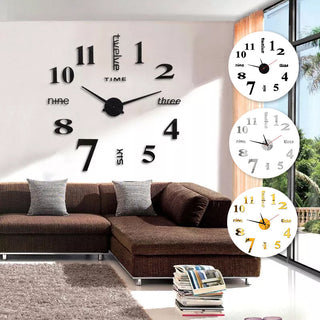 SAKER Modern DIY Punch-Free Wall Clock