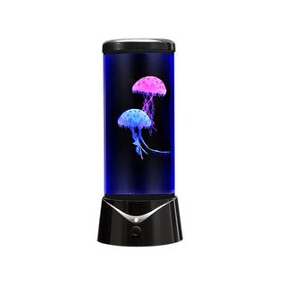 Sakerplus Portable Mini Round Jellyfish Lamp