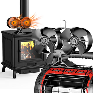 SAKER Heat Powered Wood Stove Fan