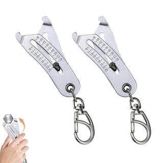 Saker Portable Precise Thread Size Checker Keychain