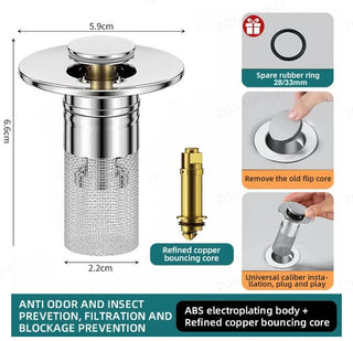 Saker Stainless Steel Floor Drain Filter