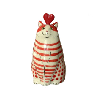 Sank Polka Dot Cat Vase