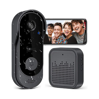 Sakerplus Wireless Video Doorbell Camera with Chime