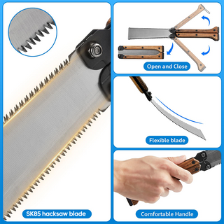 Handy Dual Blade Tool - SAKER Portable Foldable Double-sided Saw