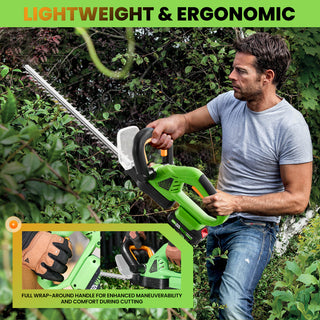 SAKER® Cordless Hedge Trimmer 20" 22V