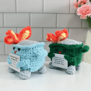 Saker Crochet Dumpster Raging Fire