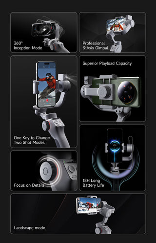 Sakerplus Gimbal Stabilizer for Smartphone