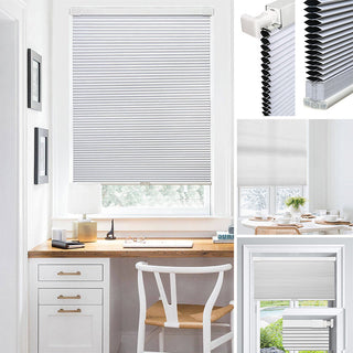 Punch-Free Cordless Blackout Cellular Shades for Windows