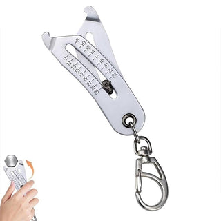 Saker Portable Precise Thread Size Checker Keychain