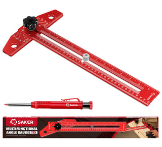 Saker Woodworking Scriber Marking Line Ruler