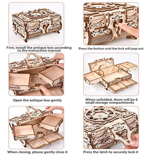 Saker 3D Wooden Puzzle Model Kits