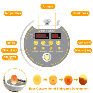 Sakerplus All-in-One Automatic Egg Incubator