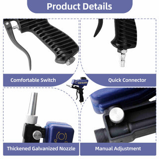 Sakerplus Portable Anti-slip Handheld Sand Gun