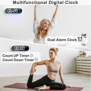 Saker Multi Functional LED Display Clock