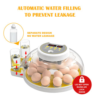 Sakerplus All-in-One Automatic Egg Incubator