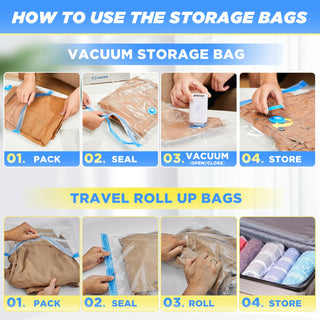 Saker Electric Vacuum Storage bags Set