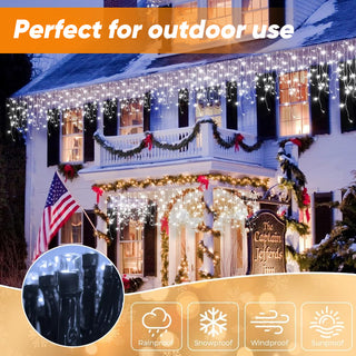 Saker 100 LED Solar Powered String Fairy Lights