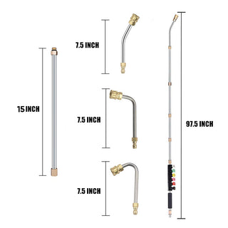 Saker Pressure Washer Extension Wand Set