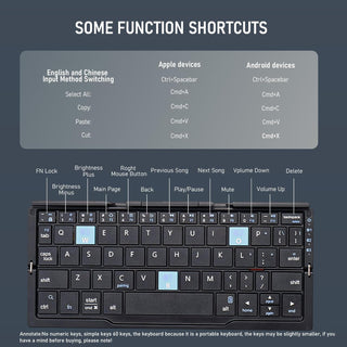 Saker Wireless Bluetooth Keyboard with Touchpad